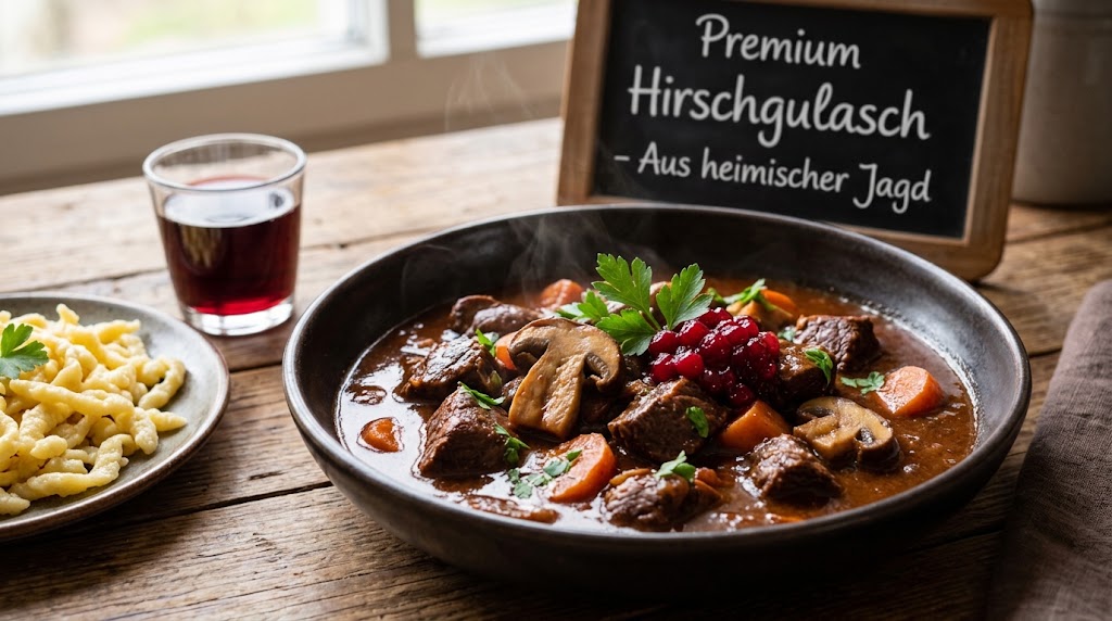 Rotwild (Hirsch), Edelgulasch