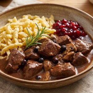 Reh Gulasch