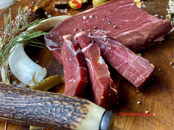Wildschweinschinken, im Stück 200g